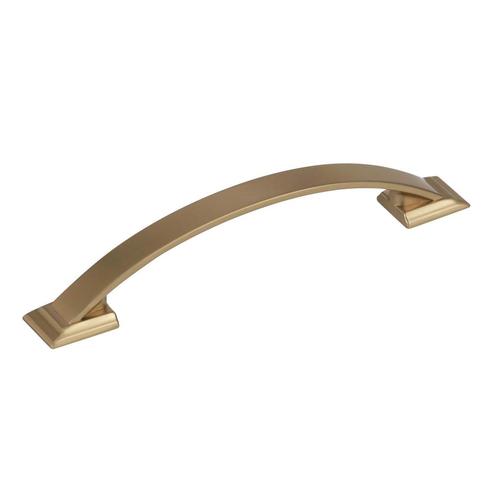 Amerock Candler 5-1/16 in (128 mm) Center-to-Center Golden Champagne Cabinet Pull