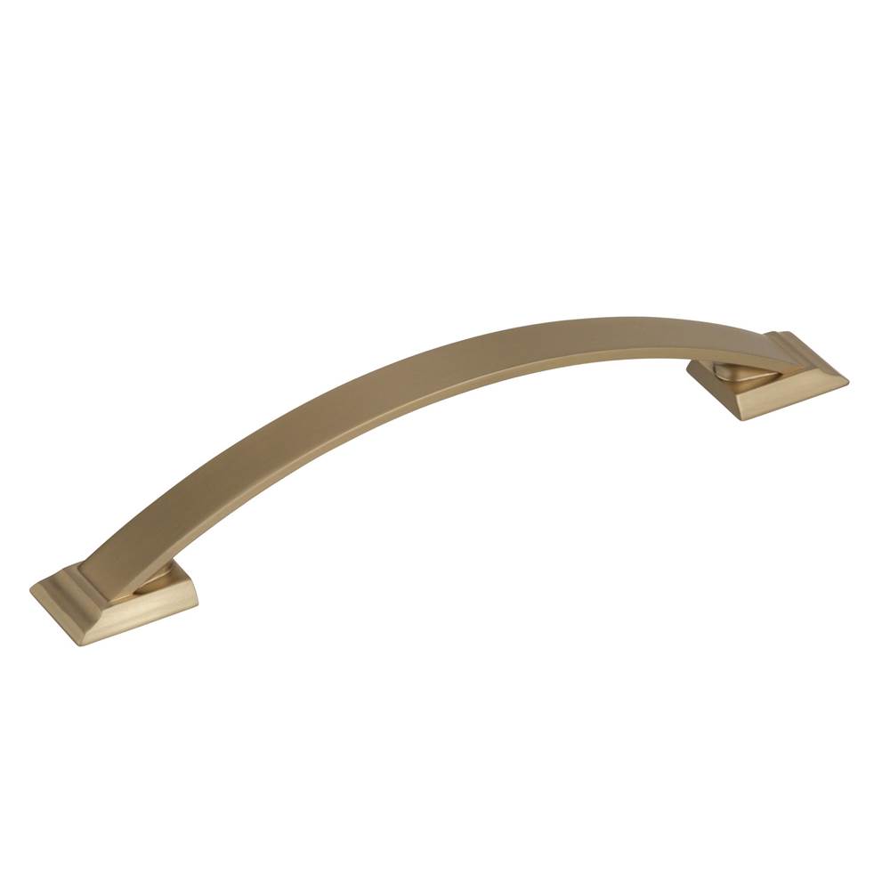Amerock Candler 6-5/16 in (160 mm) Center-to-Center Golden Champagne Cabinet Pull