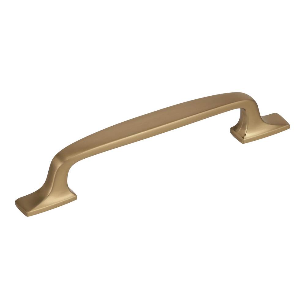 Amerock Highland Ridge 5-1/16 in (128 mm) Center-to-Center Golden Champagne Cabinet Pull
