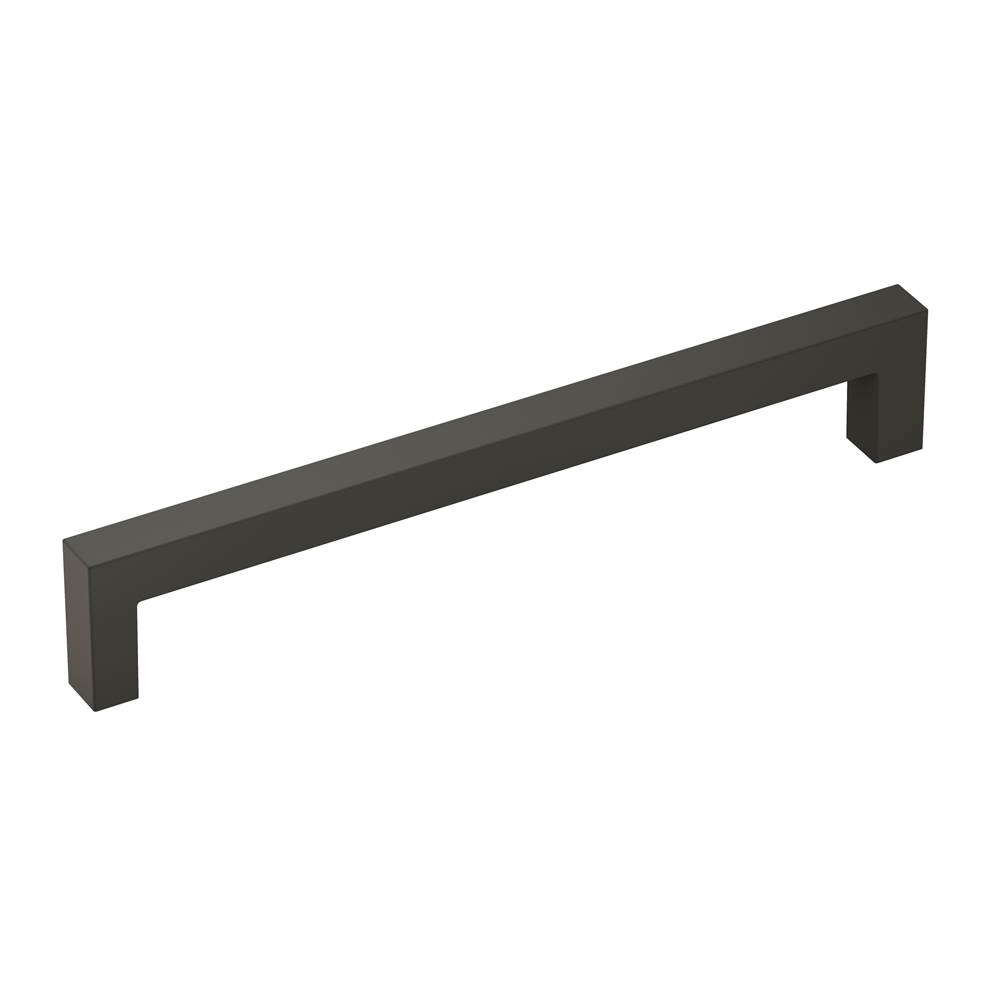 Amerock Monument 6-5/16 in (160 mm) Center-to-Center Matte Black Cabinet Pull