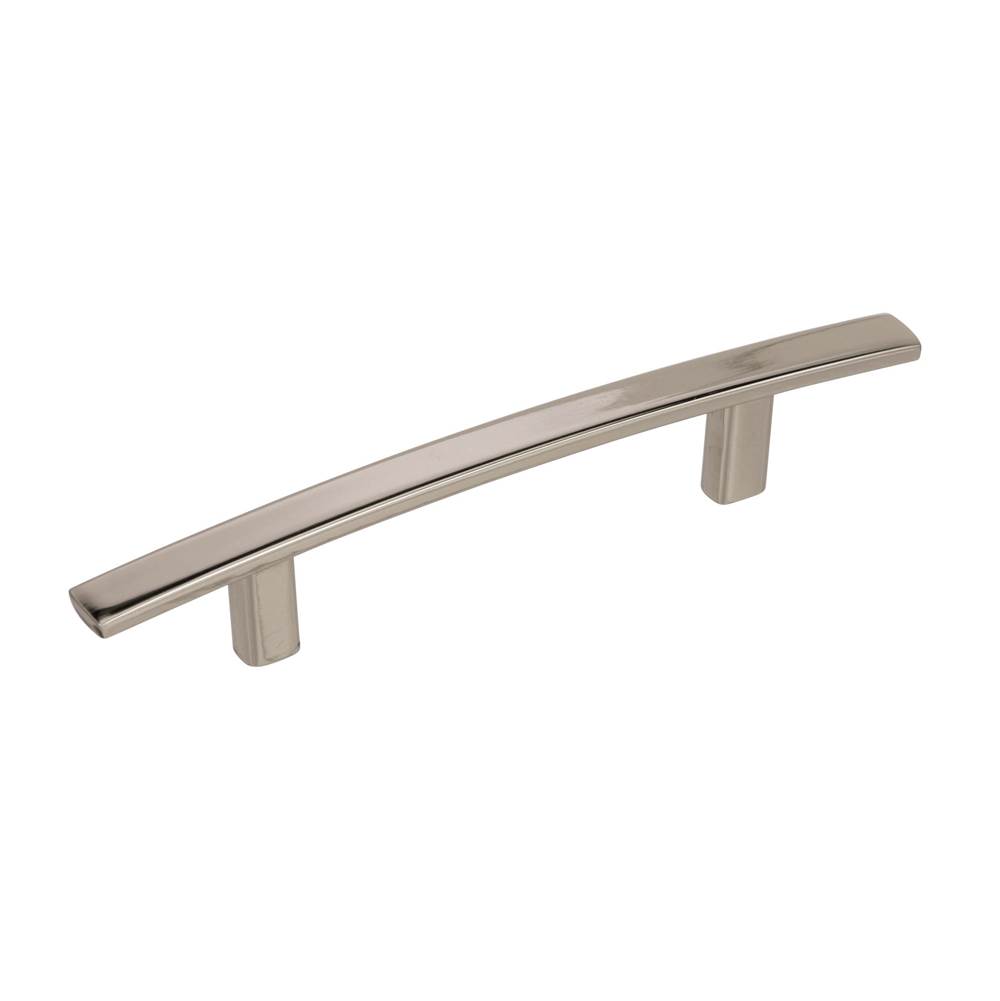 Amerock Cyprus 3-3/4 in (96 mm) Center-to-Center Polished Nickel Cabinet Pull