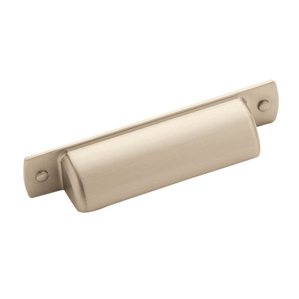 Amerock Rochdale 3 in (76 mm) Center-to-Center Satin Nickel Cabinet Cup Pull
