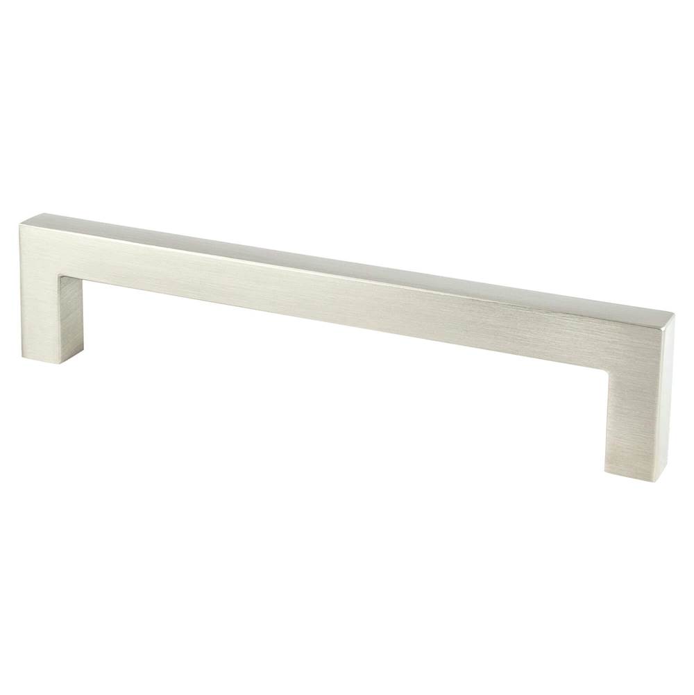 Berenson Contemporary Advantage One 128mm CC Brushed Nickel Square Pull