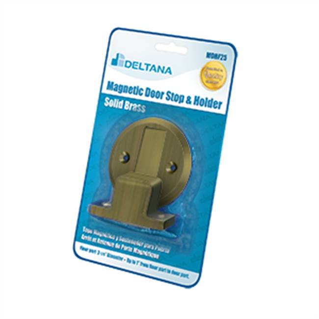 Deltana Magnetic Door Holder Flush 2-1/2'' Diameter Blister Pack
