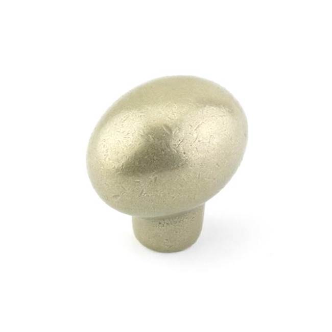 Emtek Sandcast Bronze Egg Knob, 1-1/4'', MB