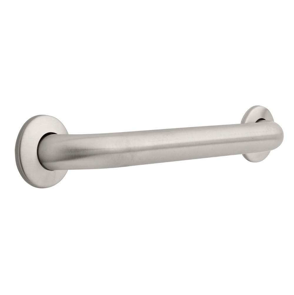 Franklin Brass 16x11/2 Concealed Screw Grab Bar, Stainless Steel