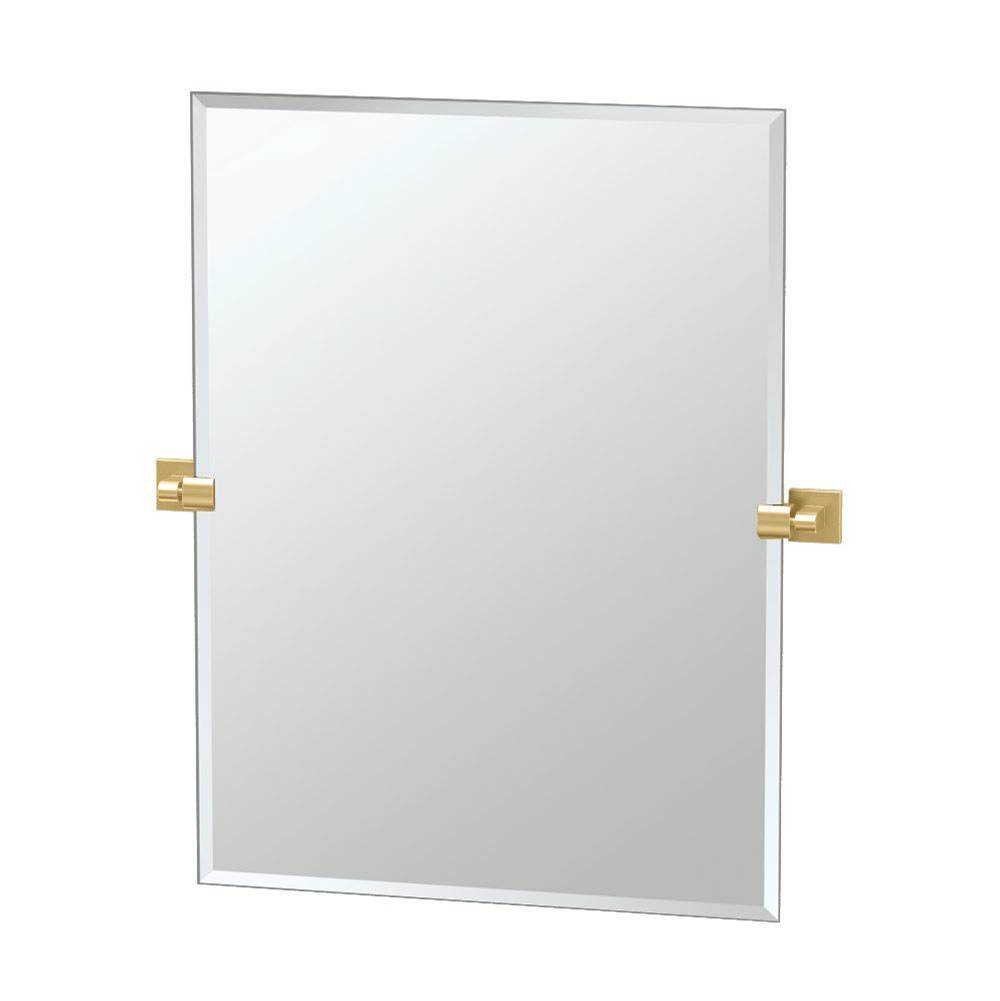 Gatco Elevate 31.5''H Rectangle Mirror Brass