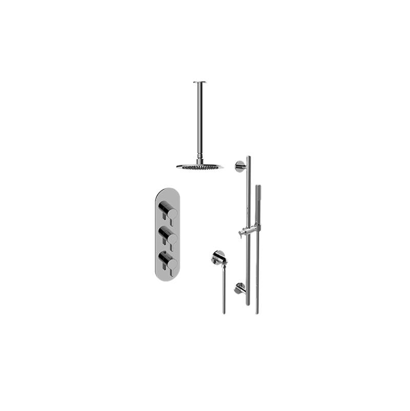 Graff M-Series Thermostatic Shower System Shower with Handshower (Trim Only)