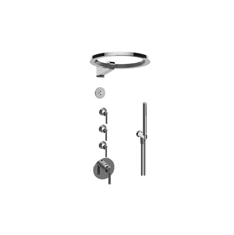 Graff M-Series Thermostatic Set w/Ametis Ring and Handshower (Trim Only)