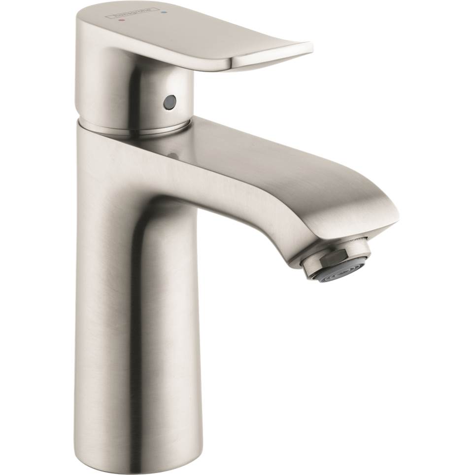 Hansgrohe Metris Single-Hole Faucet 110 with Pop-Up Drain, 0.5 GPM in Brushed Nickel