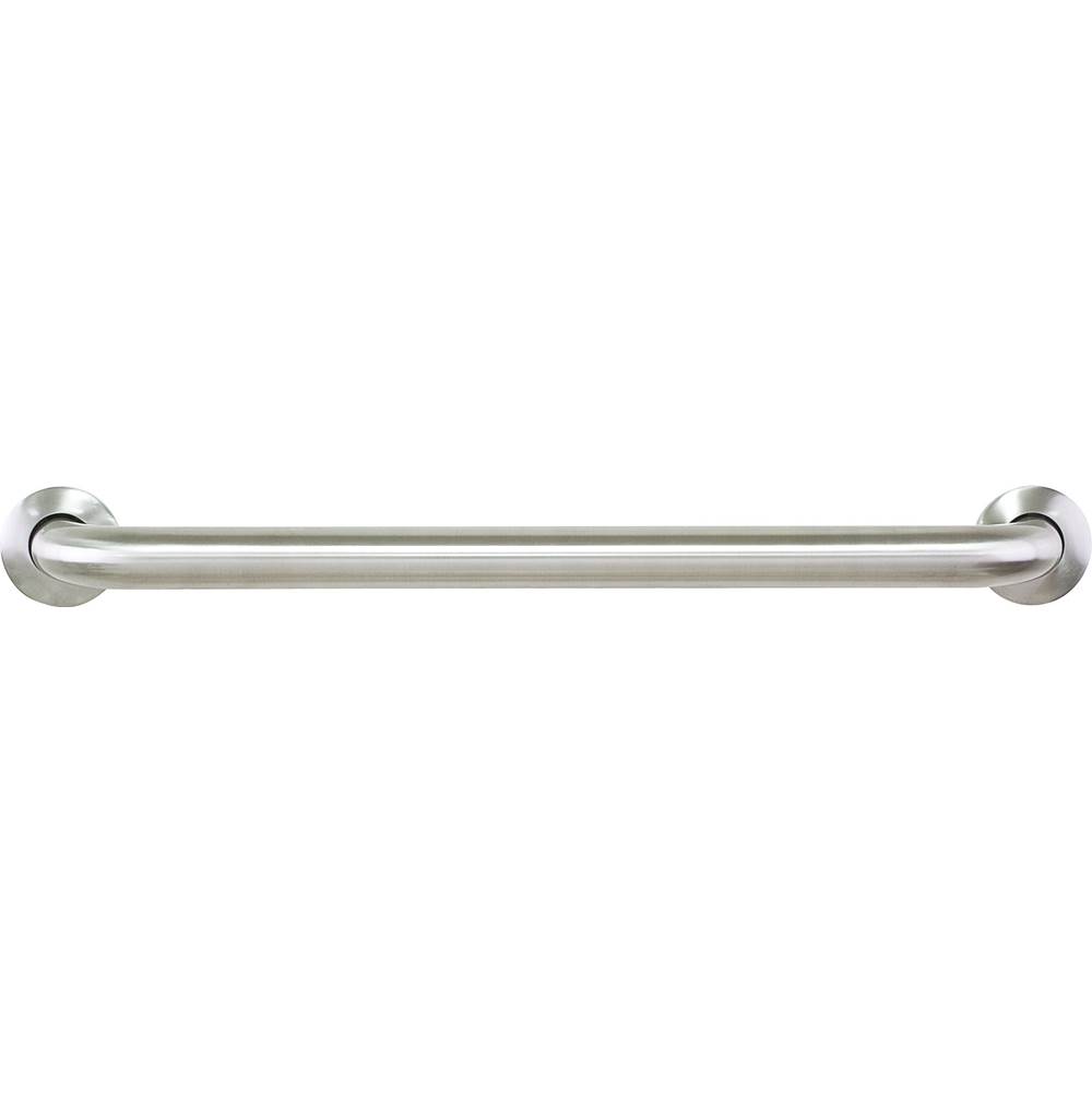 Hardware Resources 24'' Stainless Steel Conceal Mount Grab Bar - Retail Packaged