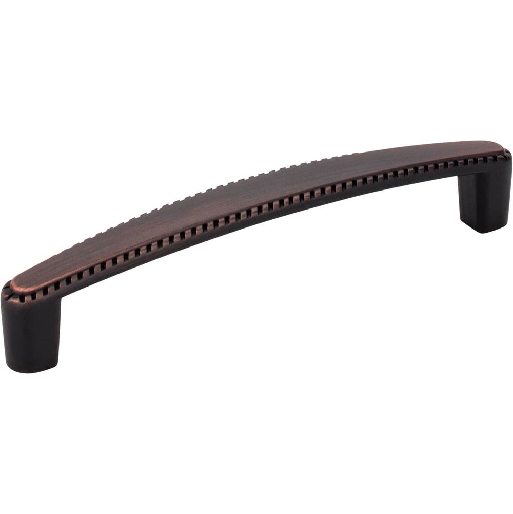 Hardware Resources 128 mm Center-to-Center Brushed Oil Rubbed Bronze Rope Detailed Lindos Cabinet Pull