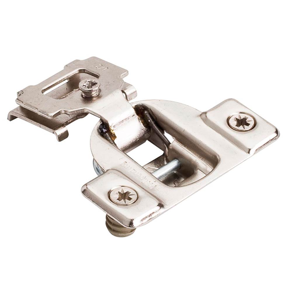 Hardware Resources 105 degree 1/2'' Economical Standard Duty Self-close Compact Hinge with 8 mm Dowels and 4-Way Adjustment