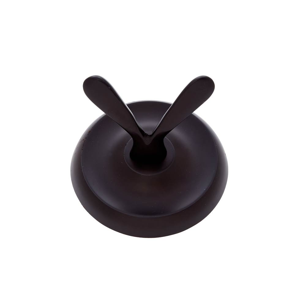 JVJ Hardware Paramount Series Oil Rubbed Bronze Finish Double Robe Hook C/S, Composition Solid Brass