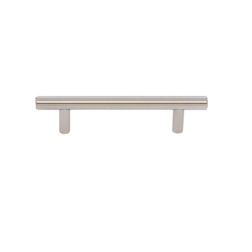 JVJ Hardware Palermo Collection Stainless Steel Finish 96 mm c/c (144mm OA) Bar Pull, Composition Steel