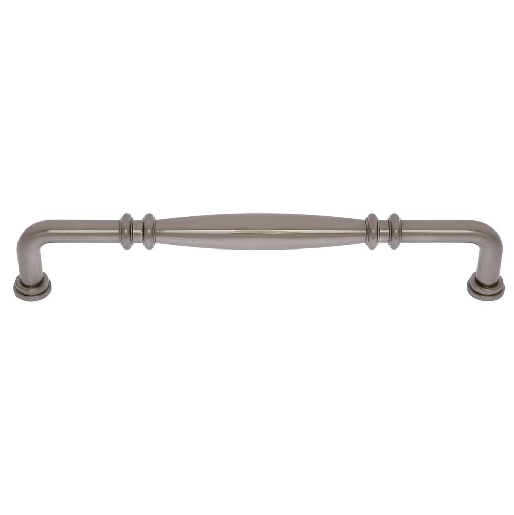 JVJ Hardware Imperial Collection Satin Nickel Finish 12'' c/c Refrigerator Knuckle Pull, Composition Zamac