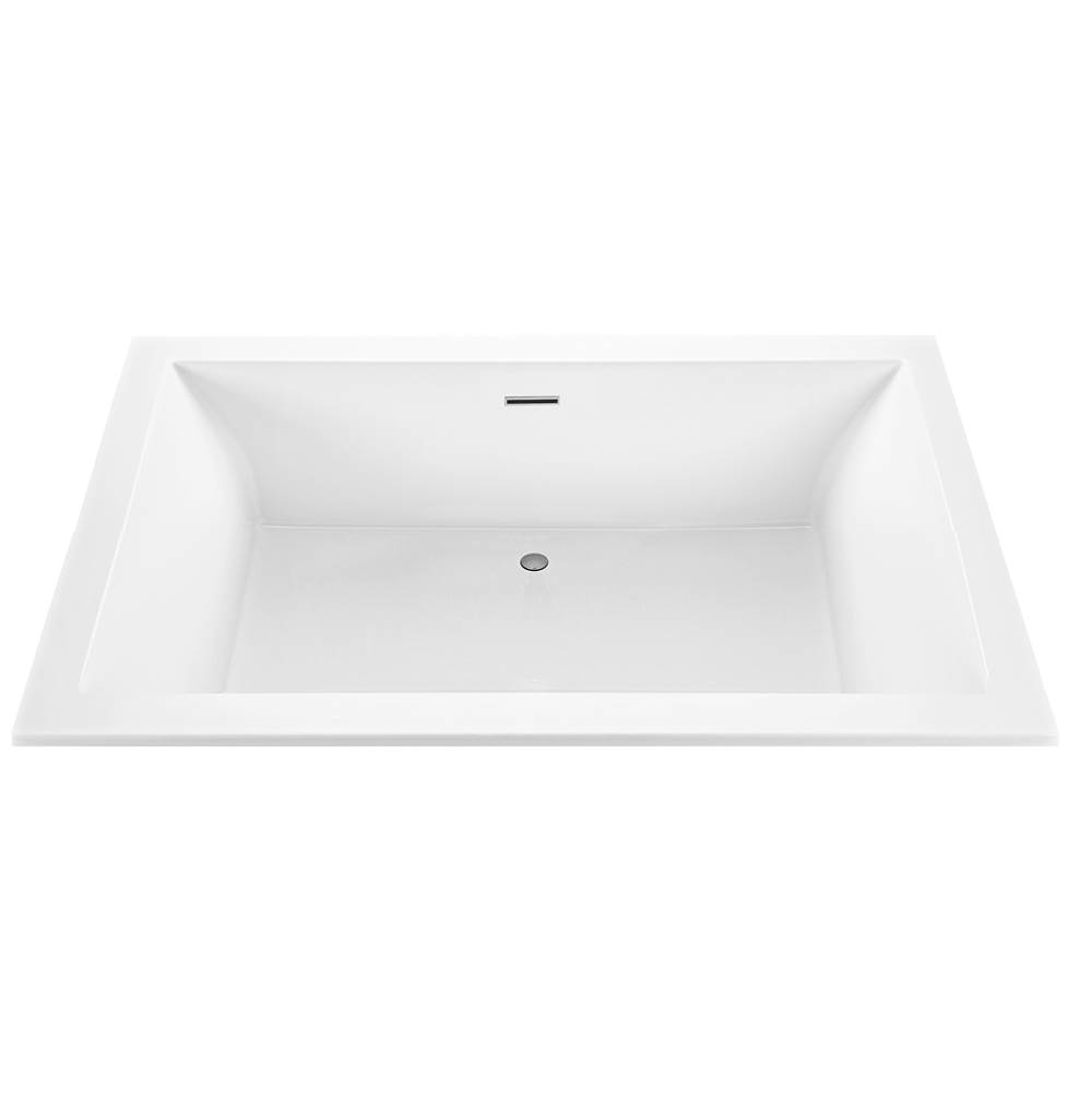 MTI Baths Andrea 18 Acrylic Cxl Undermount Air Bath/Ultra Whirlpool - White (72X48.25)