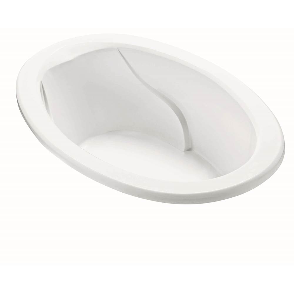 MTI Baths Adena 5 Dolomatte Oval Drop In Air Bath - White (63X41.25)