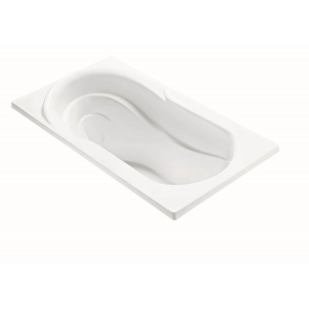 MTI Baths Reflection 4 Dolomatte Drop In Air Bath - White (60X32)