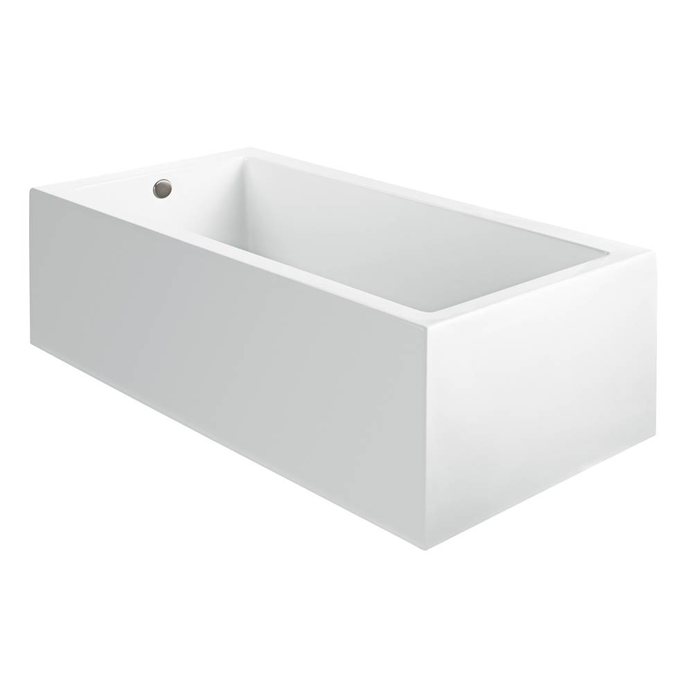 MTI Baths Andrea 2A Acrylic Cxl Sculpted 3 Side Air Bath - White (71.625X31.75)