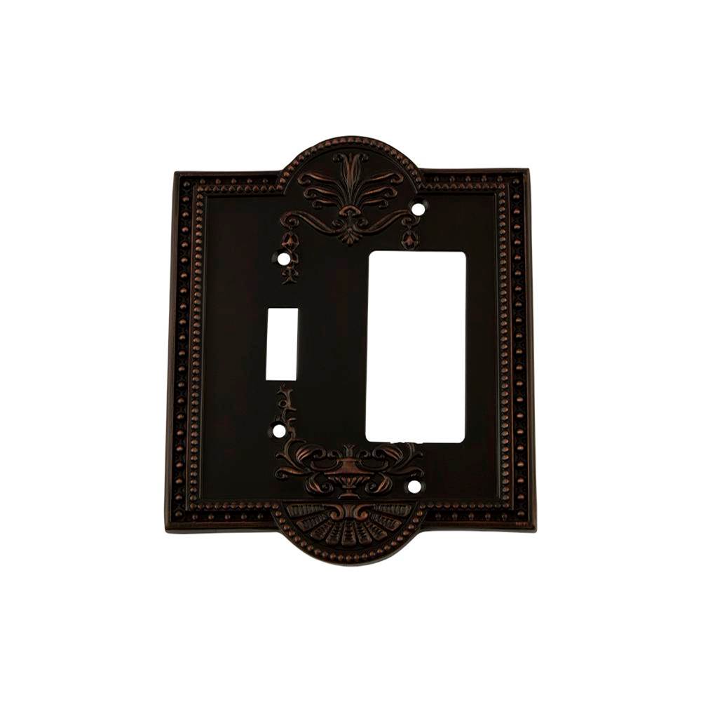 Nostalgic Warehouse Nostalgic Warehouse Meadows Switch Plate with Toggle and Rocker in Timeless Bronze