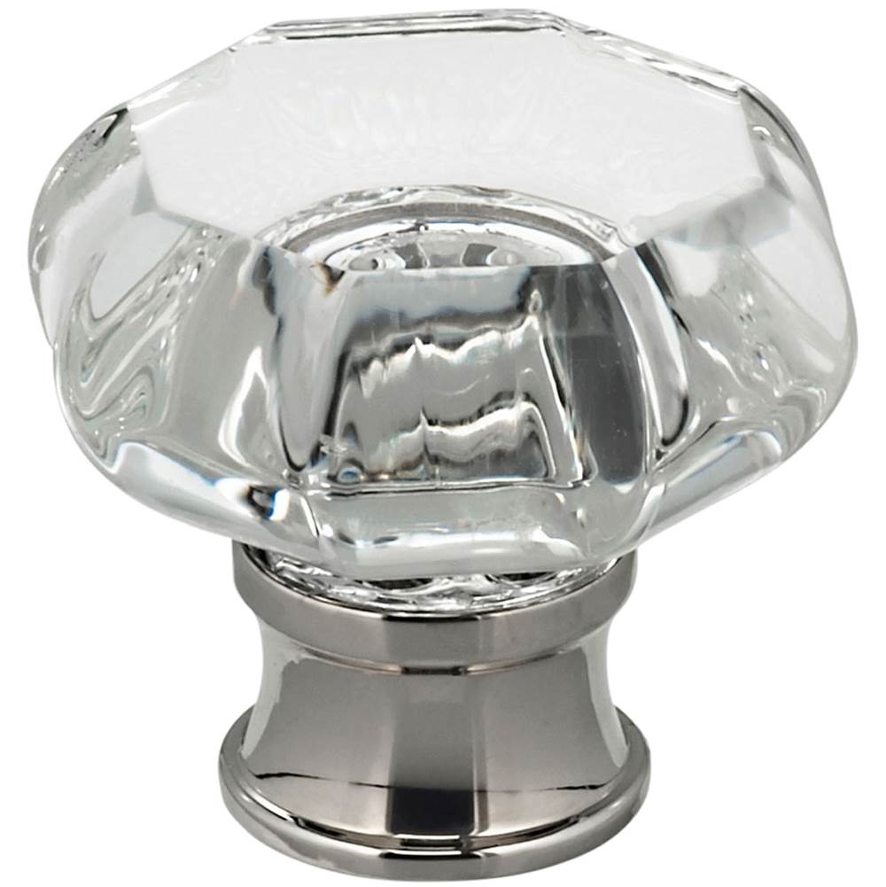 OMNIA Octagon Glass Cabinet Knob US3