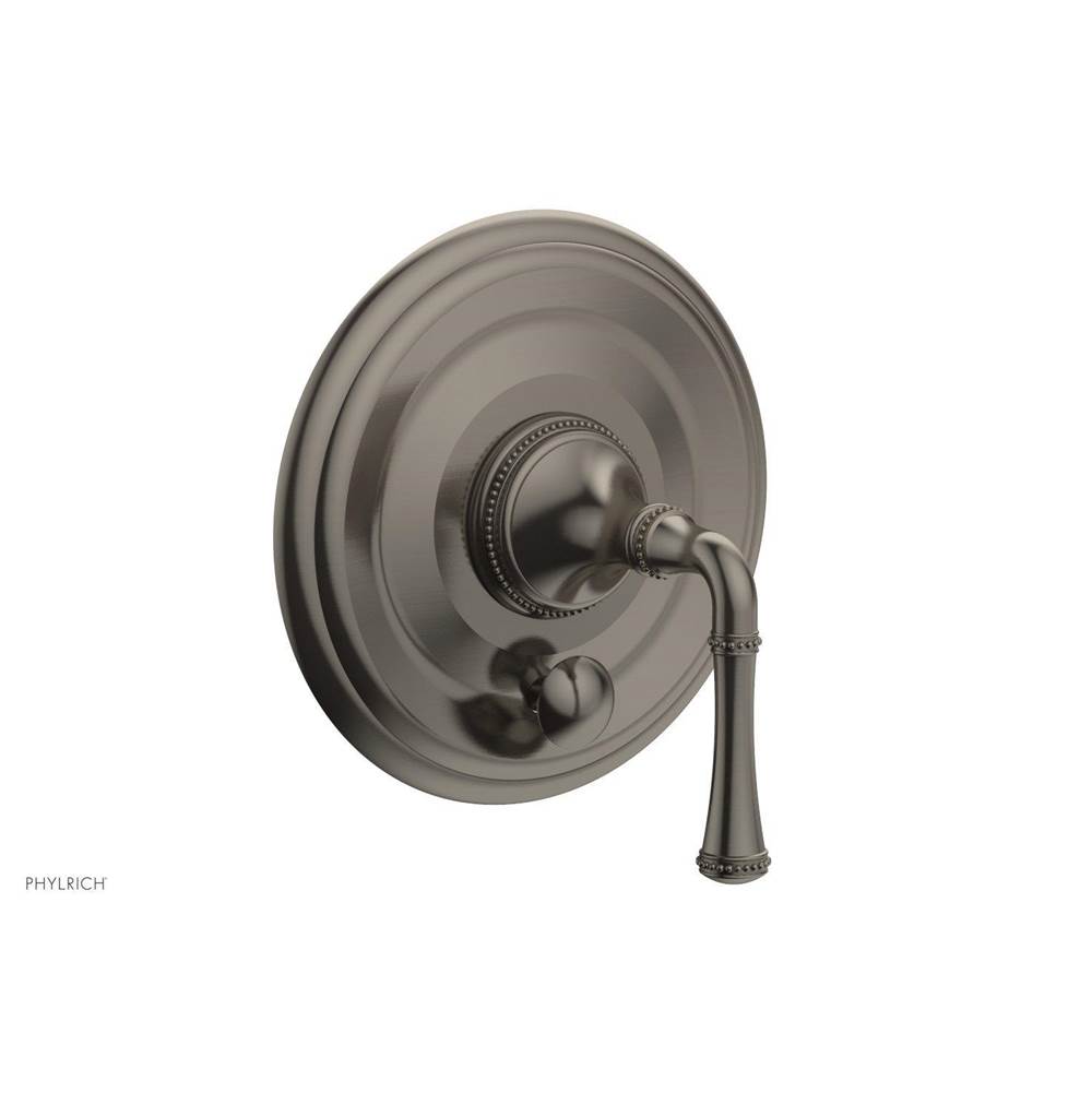 Phylrich BEADED Pressure Balance Shower Plate with Diverter and Handle Trim Set 4-129