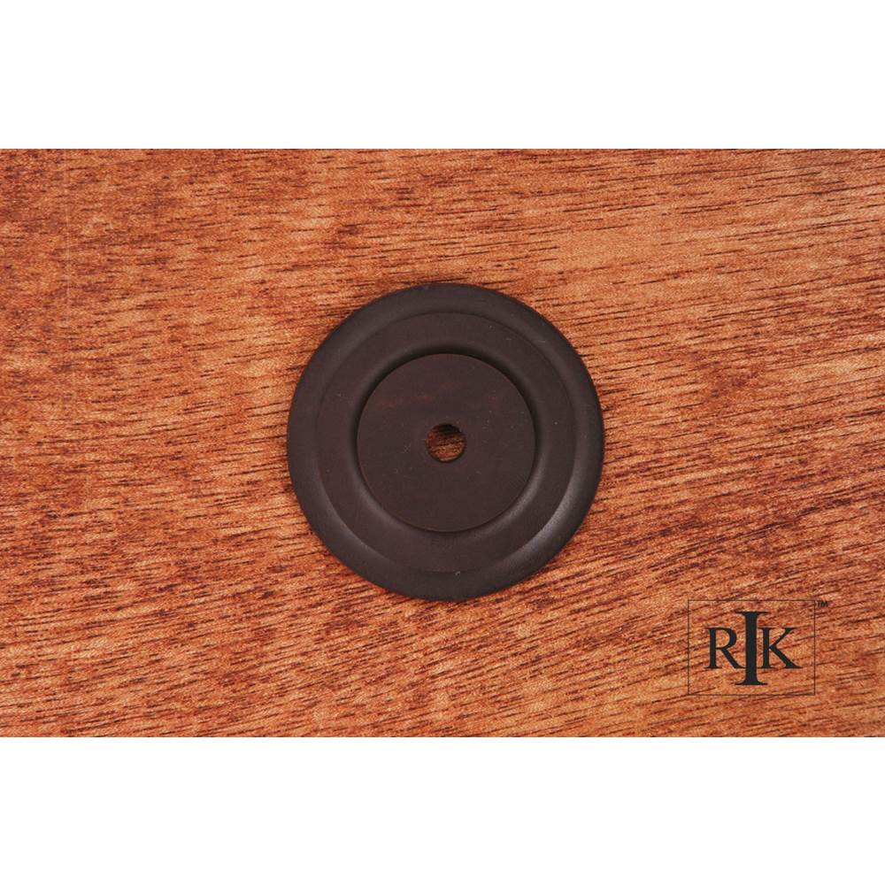 RK International Plain Single Hole Backplate