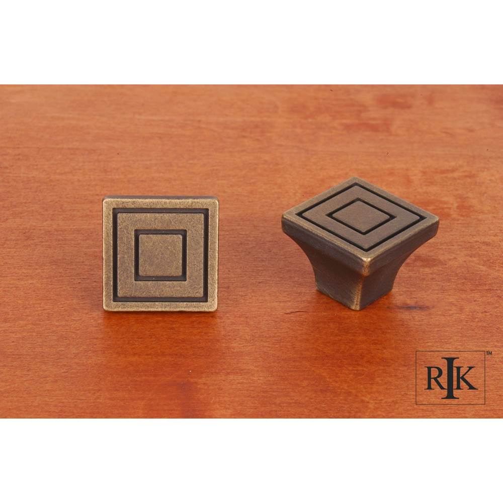 RK International Large Contemporary Square Knob