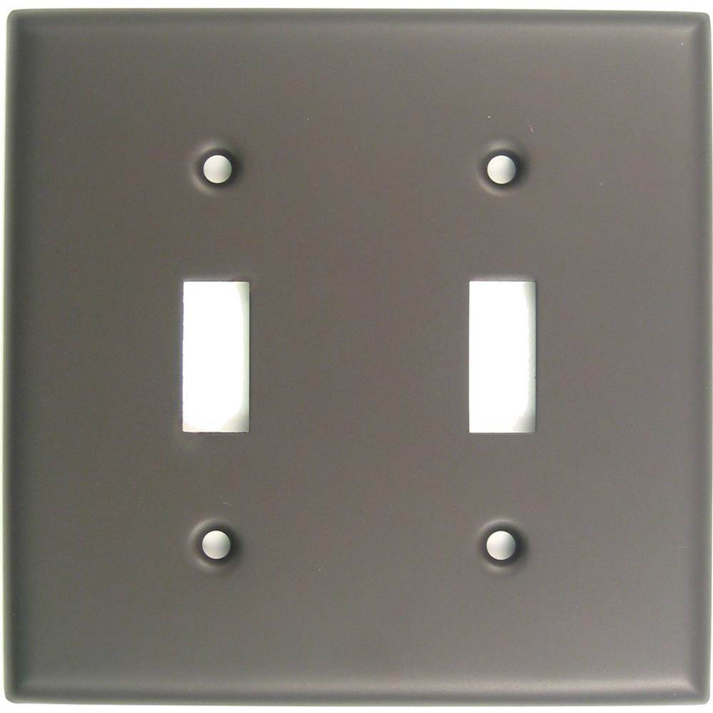 Rusticware Oil Rubbed Bronze Double Switch Switchplate
