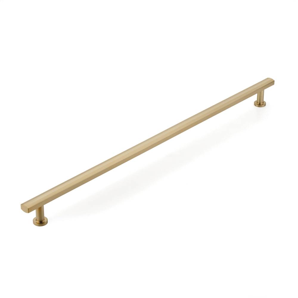 Schaub And Company Concealed Surface, Appliance Pull, Signature Satin Brass, 24'' cc
