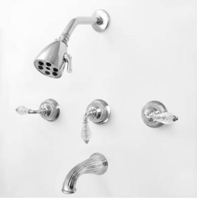 Sigma 3 Valve Tub & Shower Set TRIM (Includes HAF and Wall Tub Spout) LUXEMBOURG CHROME .26