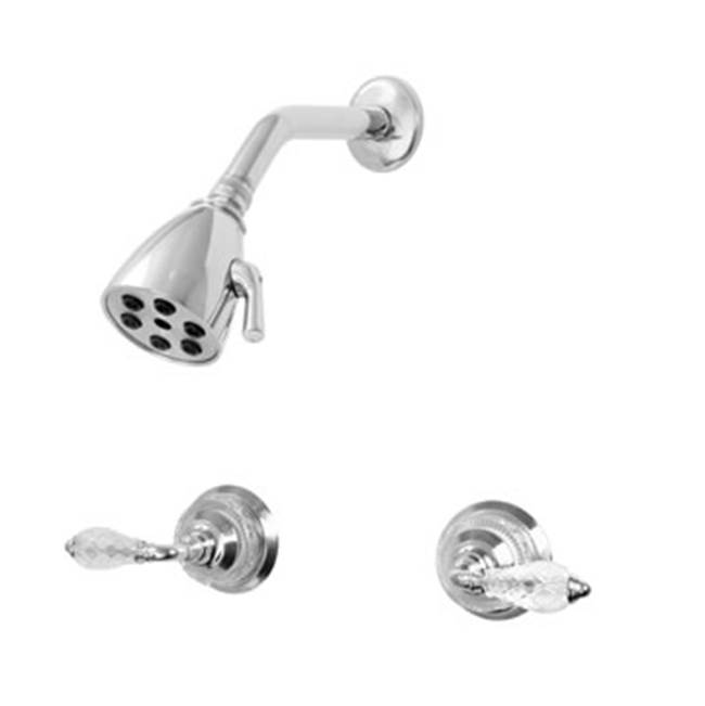 Sigma 2 Valve Shower Set With 9'' Plate Trim (Includes Haf And Wall Tub Spout) Luxembourg Satin Brass Pvd .41
