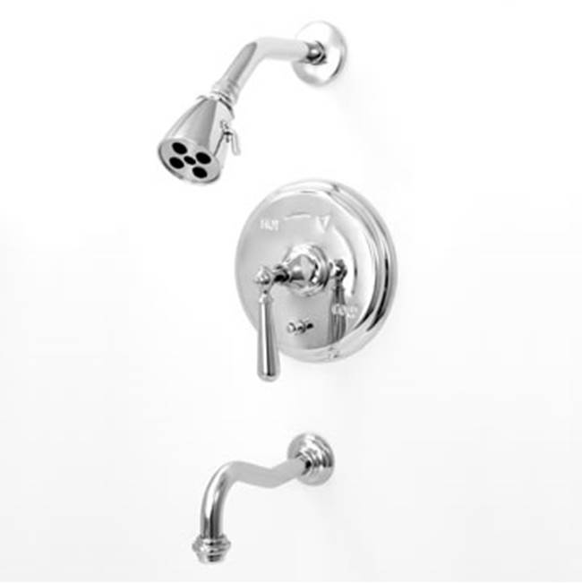 Sigma Pressure Balanced Tub & Shower Set Trim (Includes Haf And Wall Tub Spout) Loire Sable Bronze .80