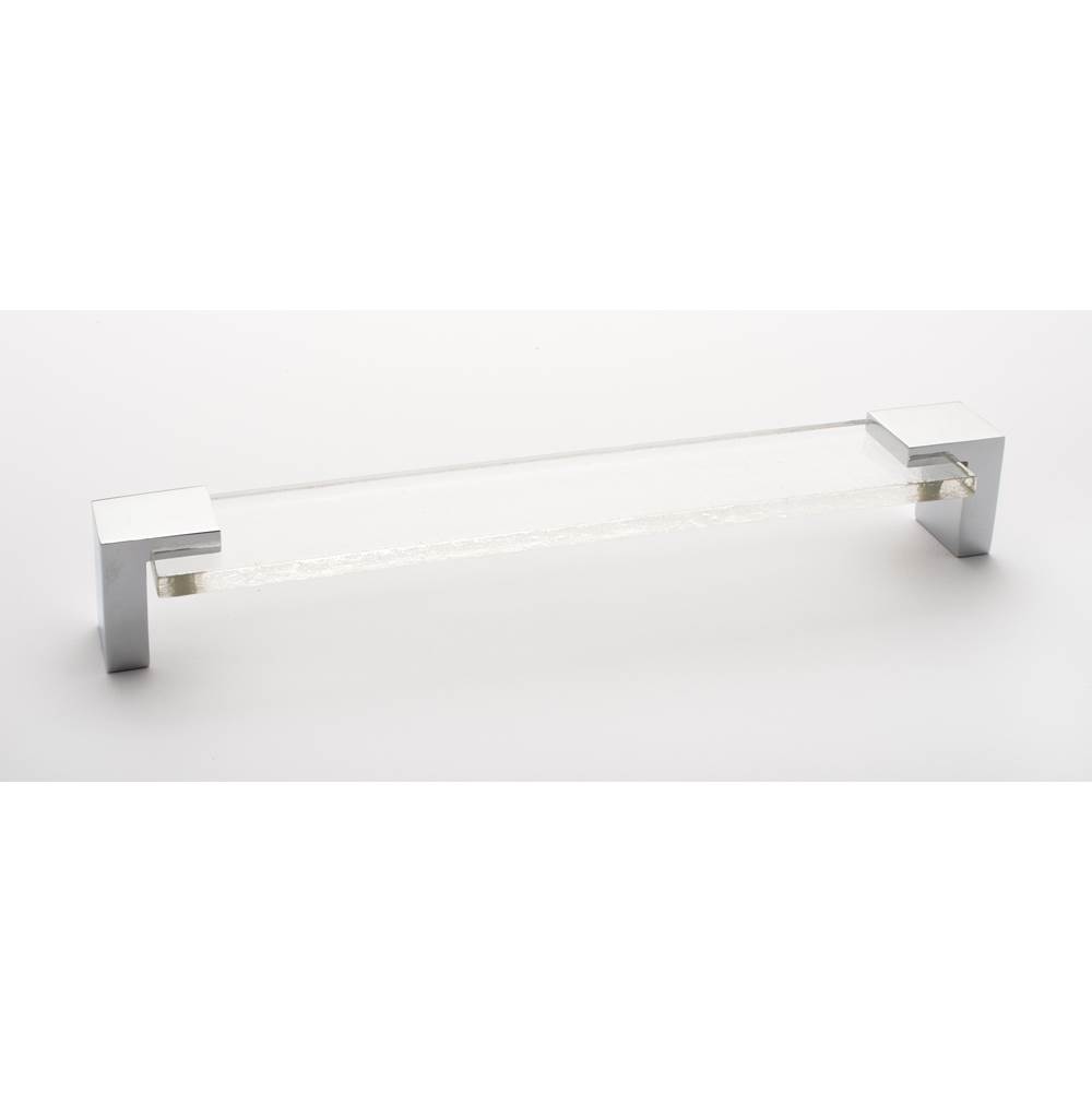 Sietto Affinity Clear Pull With Polished Chrome Base