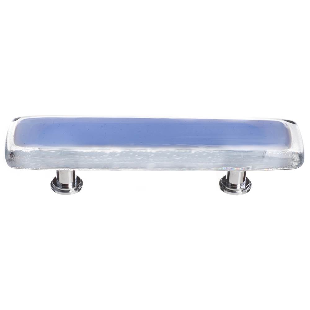 Sietto Reflective Sky Blue Pull With Oil Rubbed Bronze Base