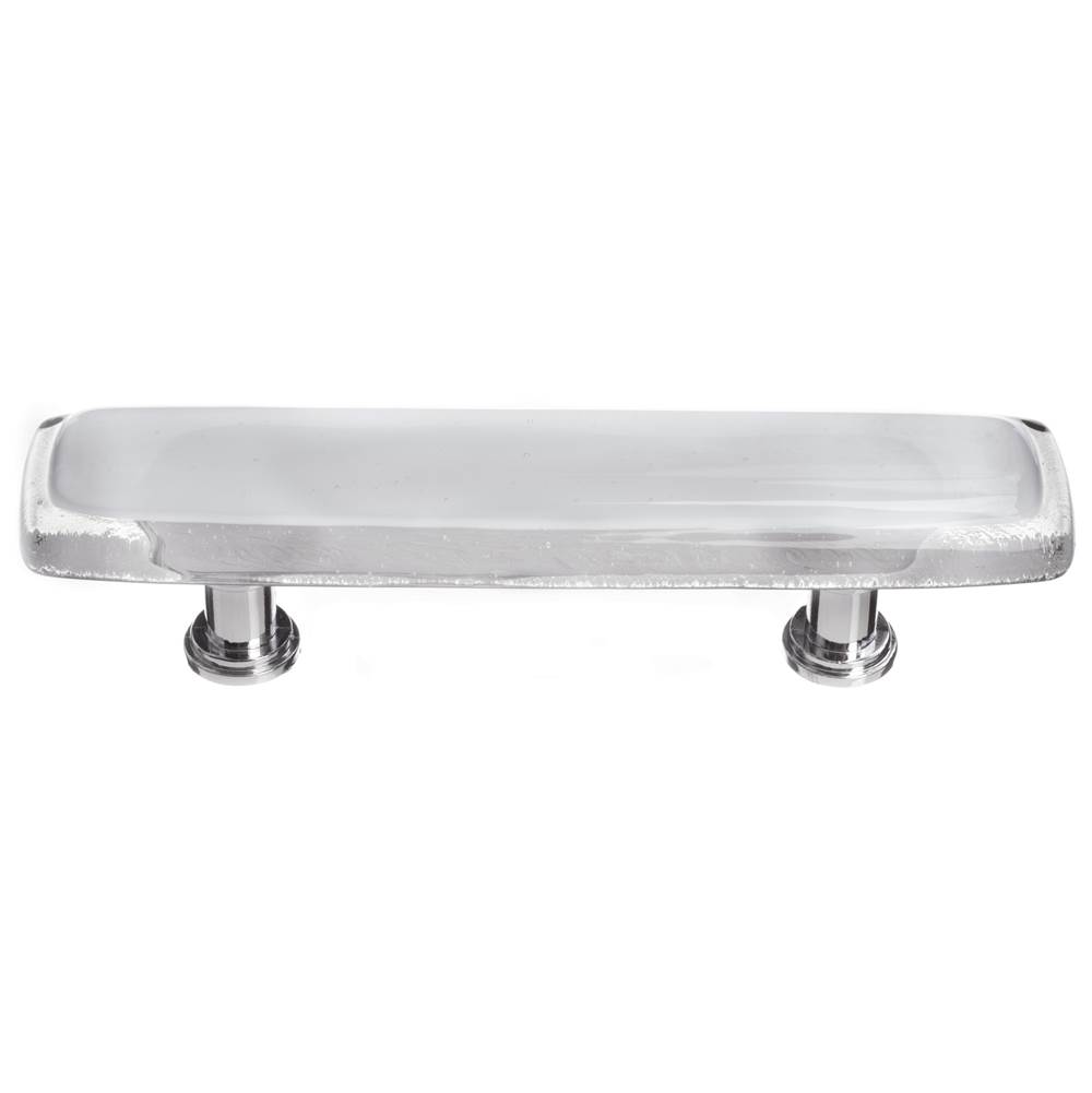 Sietto Reflective Blue-Grey Pull With Oil Rubbed Bronze Base