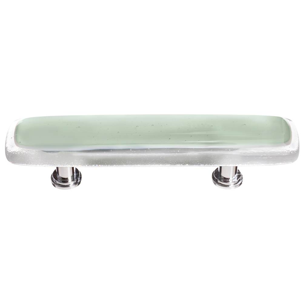 Sietto Reflective Spruce Green Pull With Oil Rubbed Bronze Base