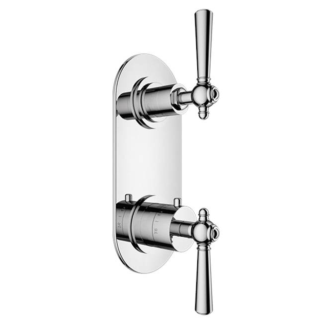 Santec TRIM (Non-Shared Function) - 1/2'' Thermostatic Trim with Volume Control and 2-Way Diverter
