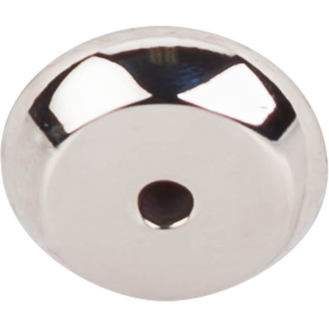 Top Knobs Aspen II Round Backplate 7/8 Inch Polished Nickel
