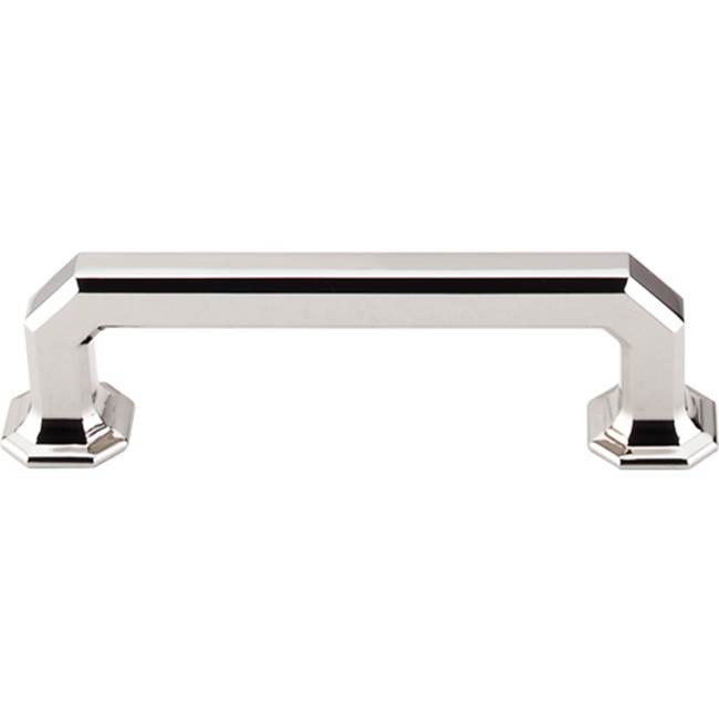 Top Knobs Emerald Pull 3 3/4 Inch (c-c) Polished Nickel