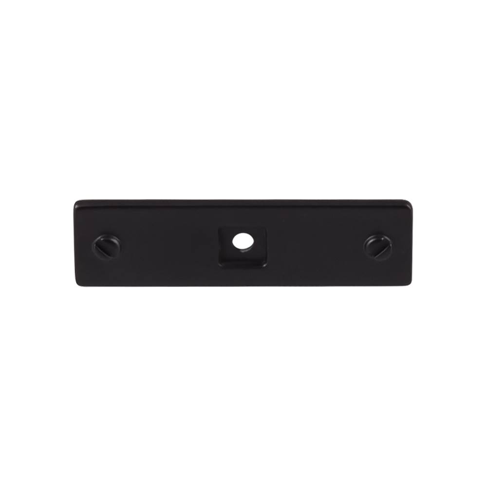 Top Knobs Channing Backplate 3 Inch Flat Black