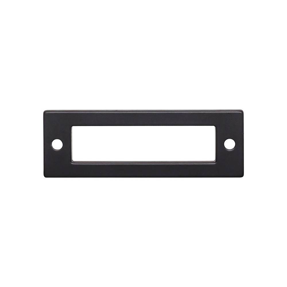 Top Knobs Hollin Backplate 3 Inch Flat Black