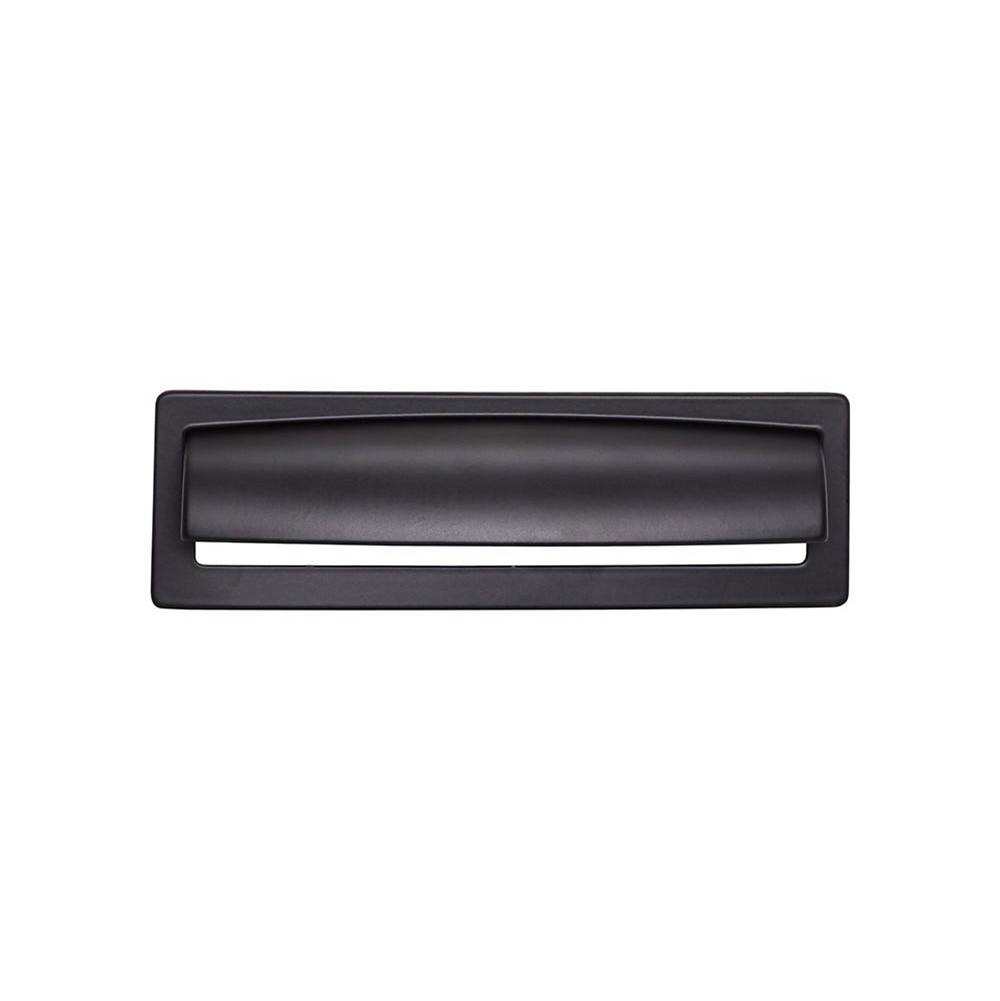 Top Knobs Hollin Cup Pull 5 1/16 Inch (c-c) Flat Black