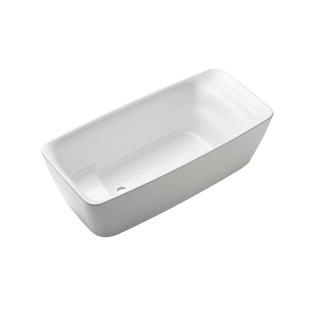 TOTO Toto® Flotation Freestanding Soaker Tub With Recline Comfort™, Gloss White