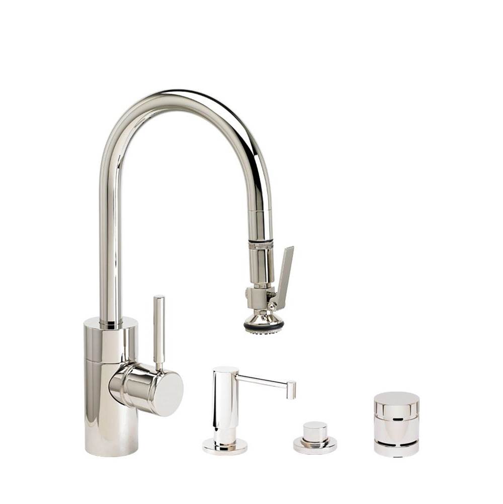 Waterstone Pull Down Bar Faucets Bar Sink Faucets item 5930-4-SS