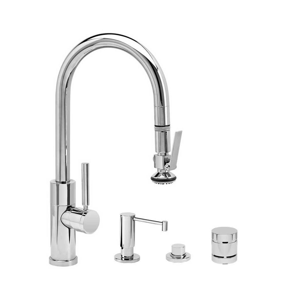 Waterstone Pull Down Bar Faucets Bar Sink Faucets item 9980-4-PB